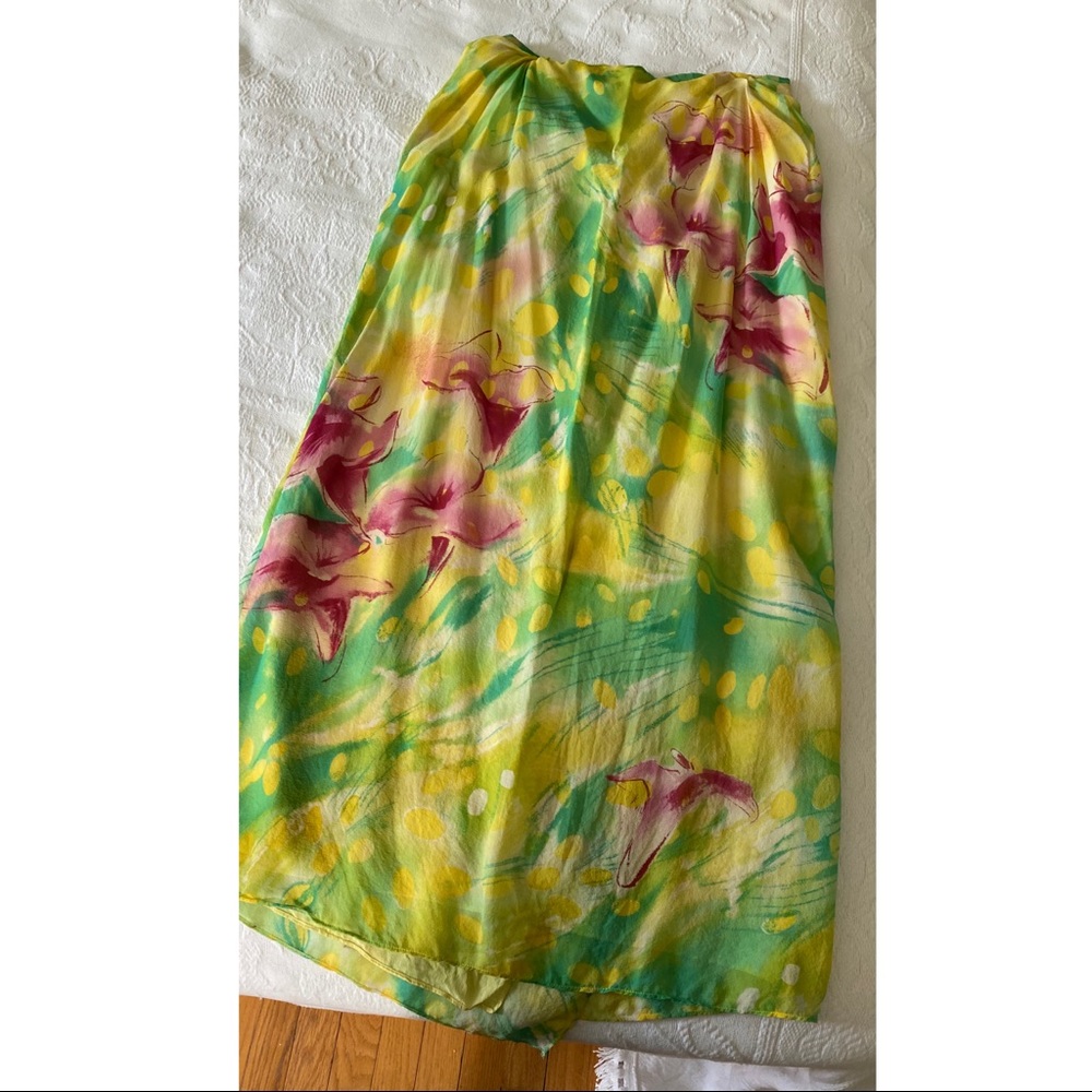 Muse Calla Lily Wrap Skirt